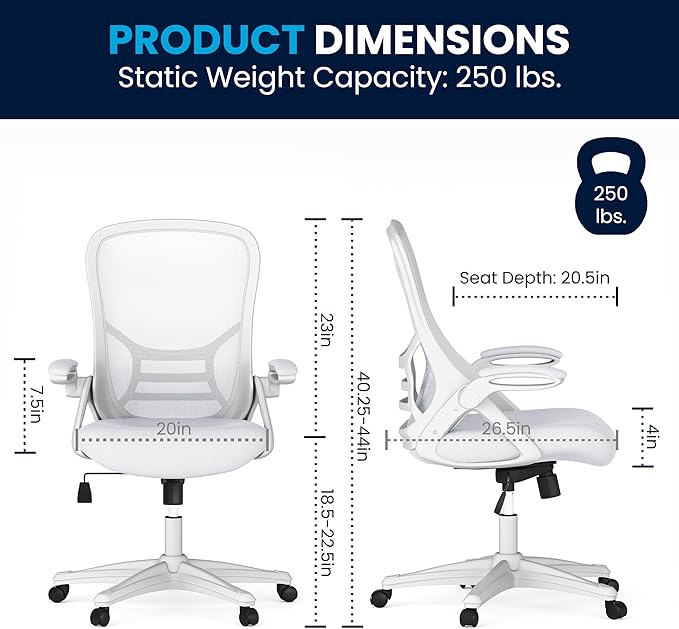 Flash Furniture Porter High-Back Swivel Office Chair - Image 3