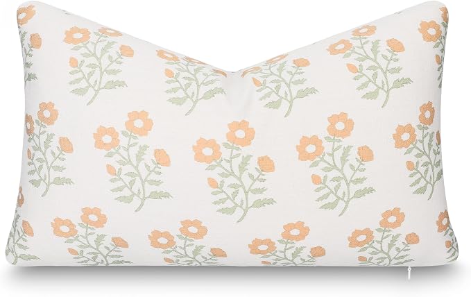 Crumbs Home Modern Farmhouse California Casual Indoor Outdoor Lumbar Pillow by CRUMBSHOME