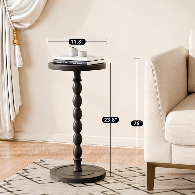 Small Side Table, Rubberwood‌ Drink Table - Image 3