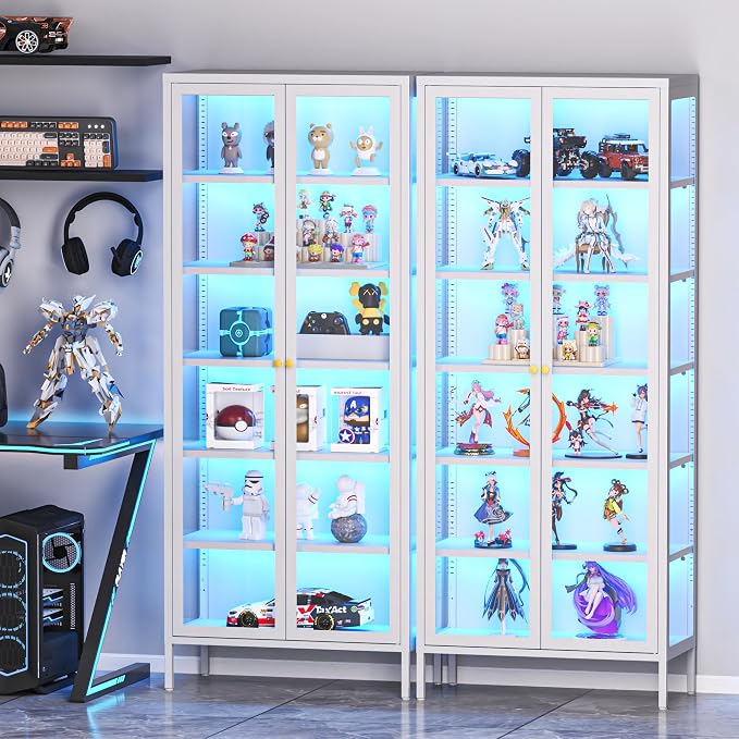 6-Tier Glass Display Cabinet - Image 7
