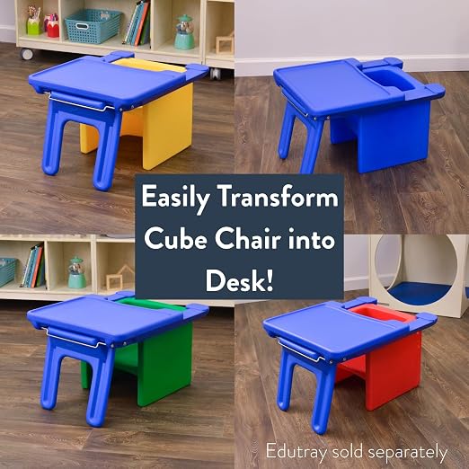 Children's Factory Cube Chair, Flexible Seating Classroom Furniture - Image 7