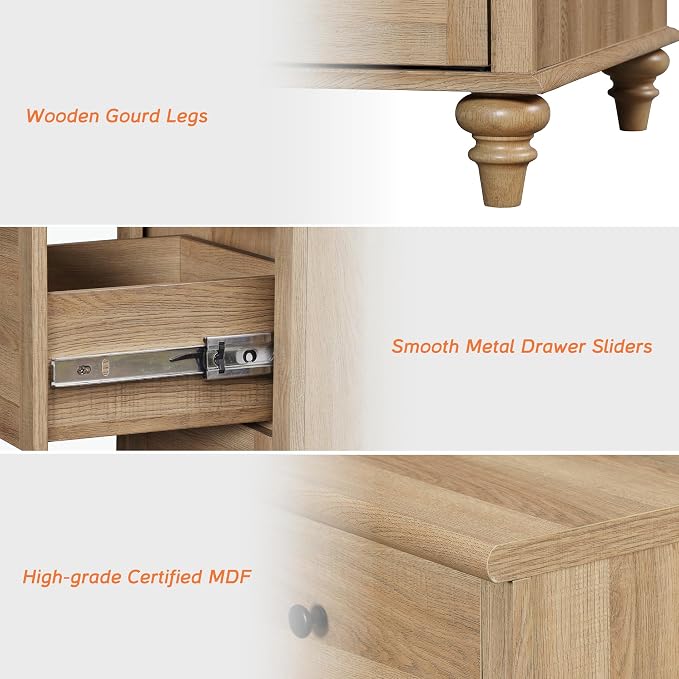 WAMPAT Farmhouse 7 Drawers Dresser - Image 7