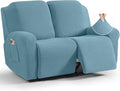 TAOCOCO Recliner Loveseat Slipcover, 6 Pieces Dual Recliner Sofa Covers by TAOCOCO