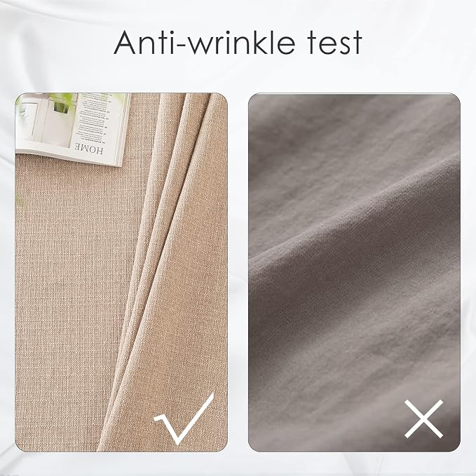 BALCONY & FALCON Round Tablecloth Washable Wrinkle Resistant and Water Proof - Image 4