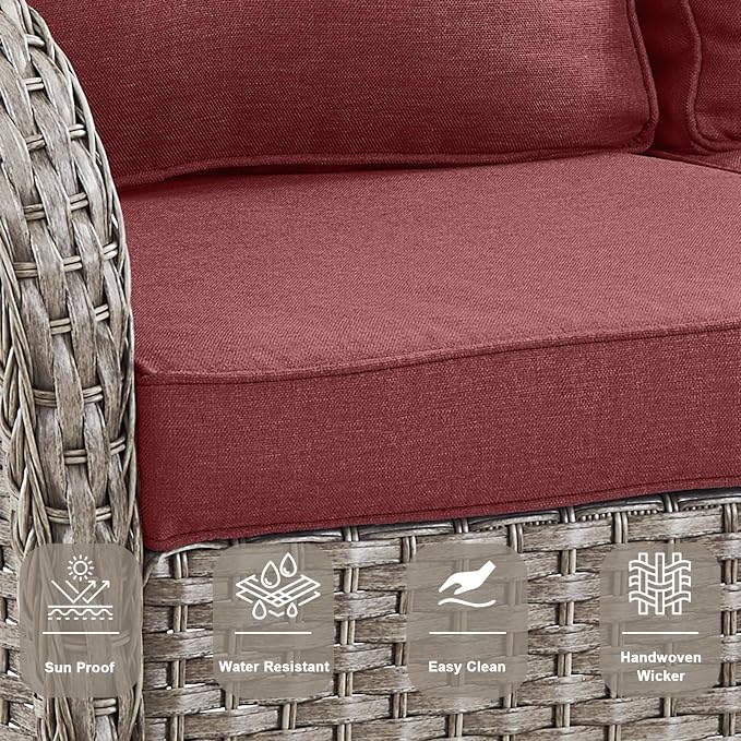 Belord Expansive 10 Pieces Outdoor Patio Furniture Set - Image 5