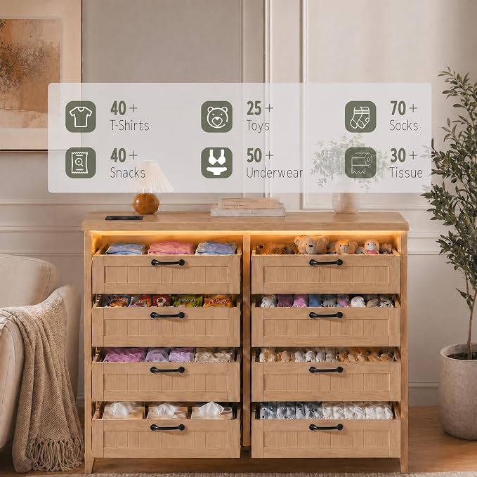 GarveeLife 8 Drawer Chest Dresser - Image 5