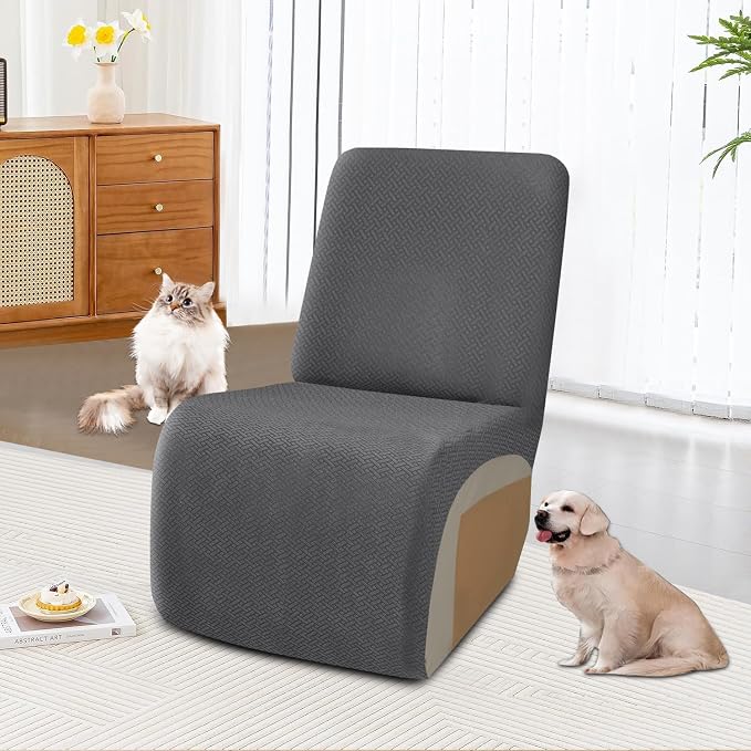 ALIECOM 100% Waterproof Recliner Sectional Couch Covers L Shape Stretch Corner - Image 2