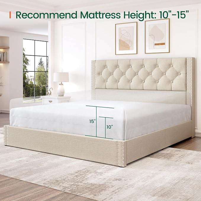 LARMACE Queen Size Bed Frame - Image 7