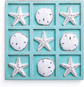 NIKKY HOME Beach Tic Tac Toe for Fun Starfish Sand Dollar Coastal House Coffee by NIKKYHOME