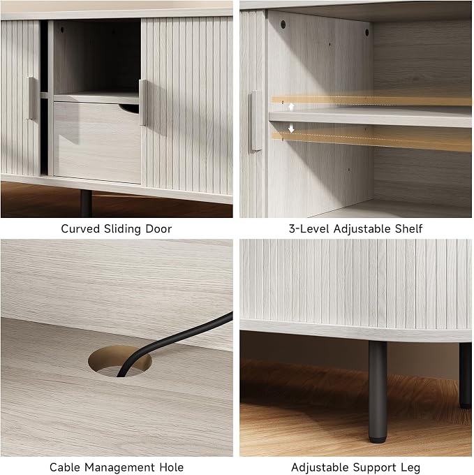 ONBRILL 69" TV Stand with Power Outlet - Image 4