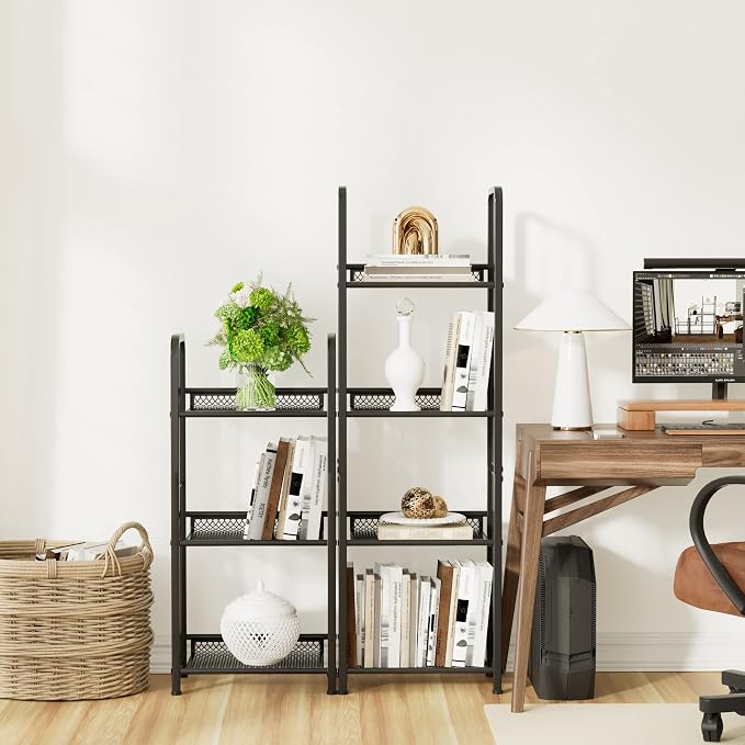 Bookshelf Vertical Storage Freestanding Storage Stand - Image 7