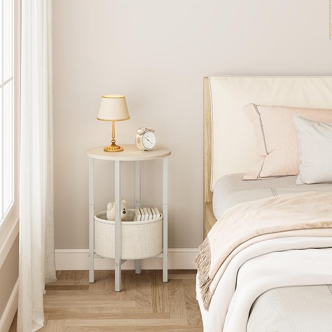 Vagusicc Side Table, Round End Table - Image 6