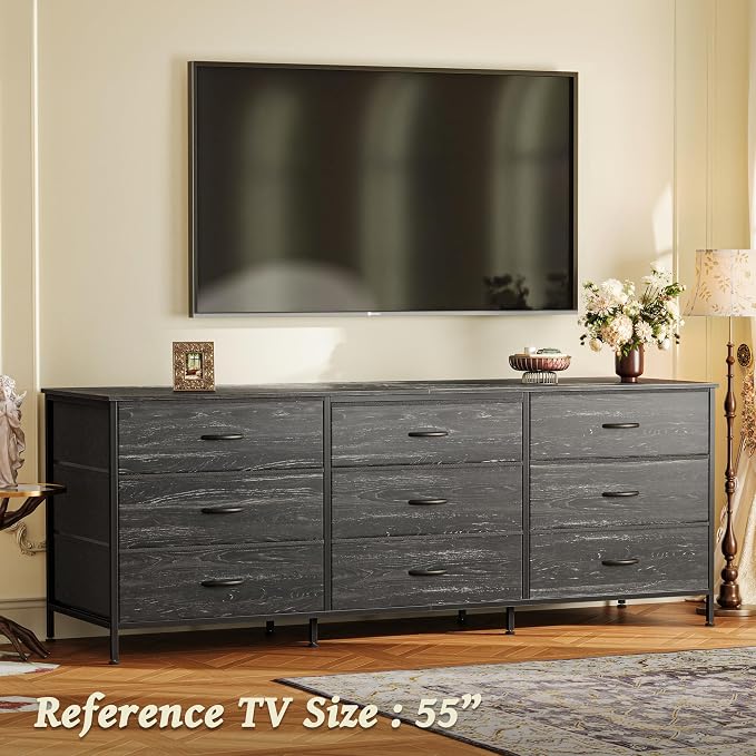 Huuger 63 Inch Dresser for Bedroom, Dresser for Closet - Image 5