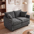 Loveseat Sofa Cloud Sofa Couch 50'', Modern Loveseats 2 Seat Couch 27" Deep Seat by MUDANT