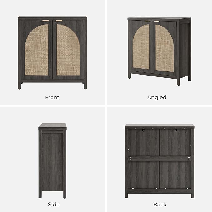 SICOTAS 68" W Rattan Sideboard Buffet Cabinet - Image 9