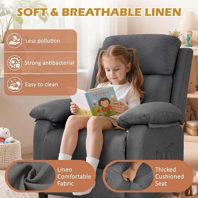 Korser Recliner Chair, Living Room Chairs - Image 6