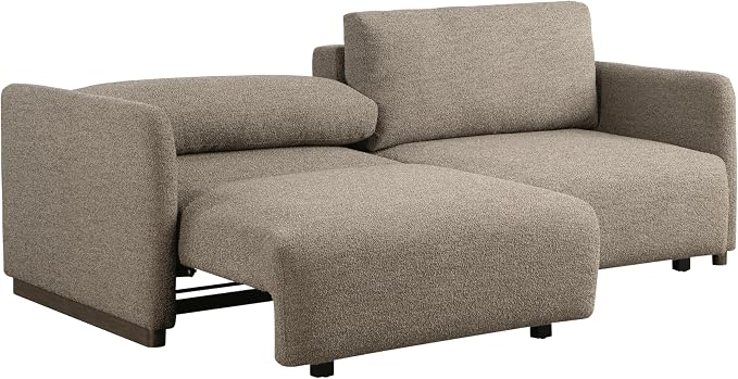 Serta Vail 86" Convertible Sleeper Sofa, Queen Size, Wall-Hugging Dreamglide - Image 7