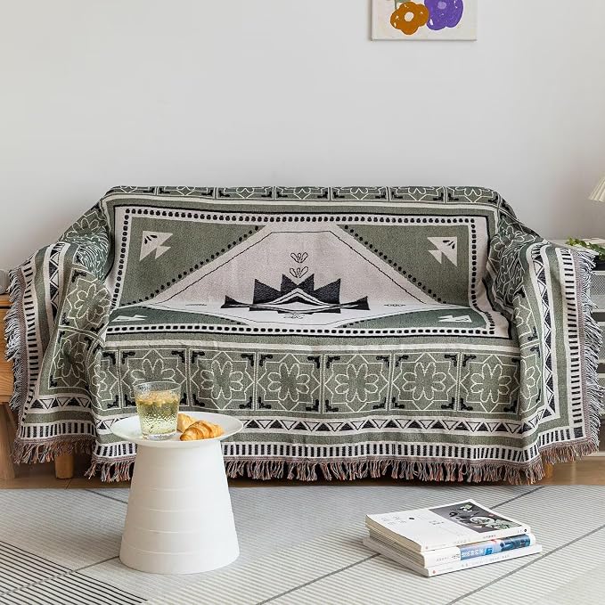 VClife Boho Sofa Cover Large Couch Cover by VCLIFE