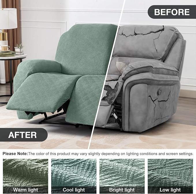 Timeles Recliner Covers Recliner Loveseat Covers Reclining Couch Covers Sofa - Image 4