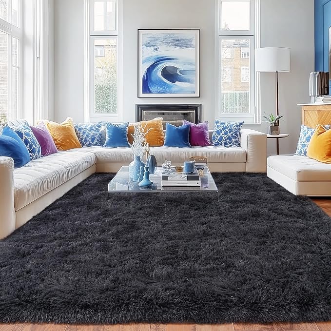 Rugs for Bedroom 4x6, Soft Shaggy Modern Shag Area Rug for Living Room - Image 7
