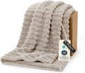 Bedsure GentleSoft Beige Throw Blanket by BEDSURE