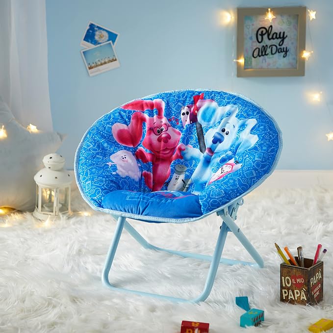 Nickelodeon Blues Clues Toddler 19” Folding Saucer Chair - Image 2