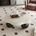 35.03" Cloud Coffee Table for Living Room Unique Coffee Table Modern Low Coffee by LvingRoomFurniture