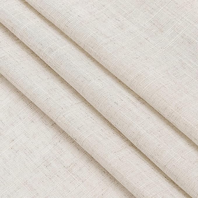 Nanspring 30 Inch Long Beige Curtains - Image 5
