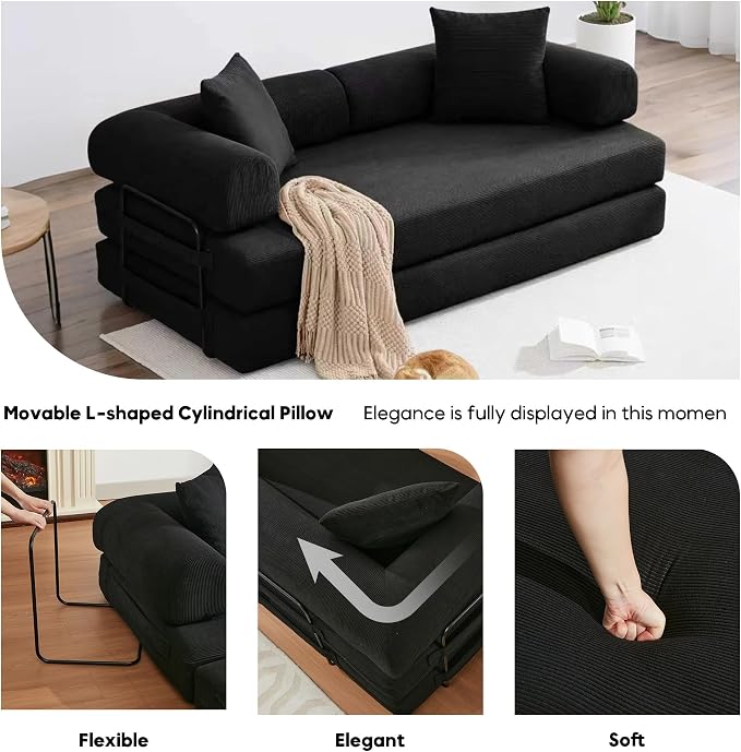 ZEIINPA Convertible Sleeper Sofa Bed - Image 7