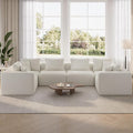 Novilla 141" Modular Sectional Sofa, Modern Cloud Sectional Couch by Novilla