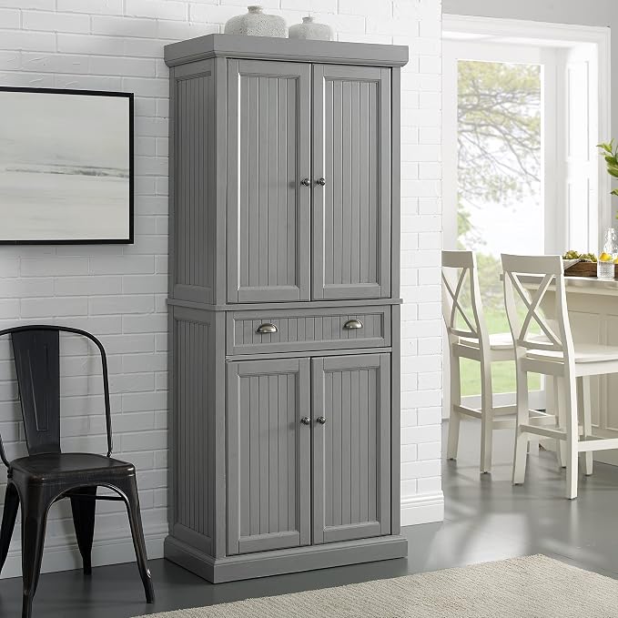 Crosley Furniture Seaside Coastal Pantry Storage Cabinet - Image 2