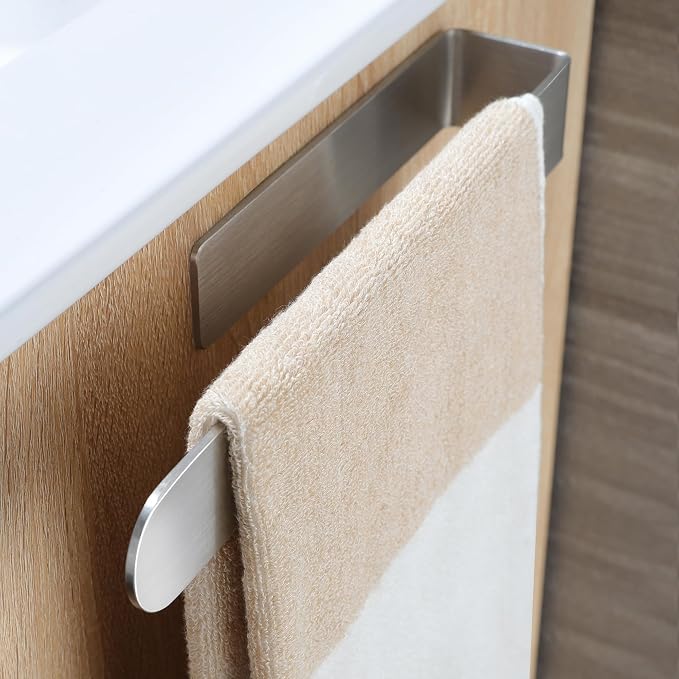 Taozun Towel Holder 11.8 Inch Brushed Hand Towel Rack Bathroom Towel Bar by Taozun