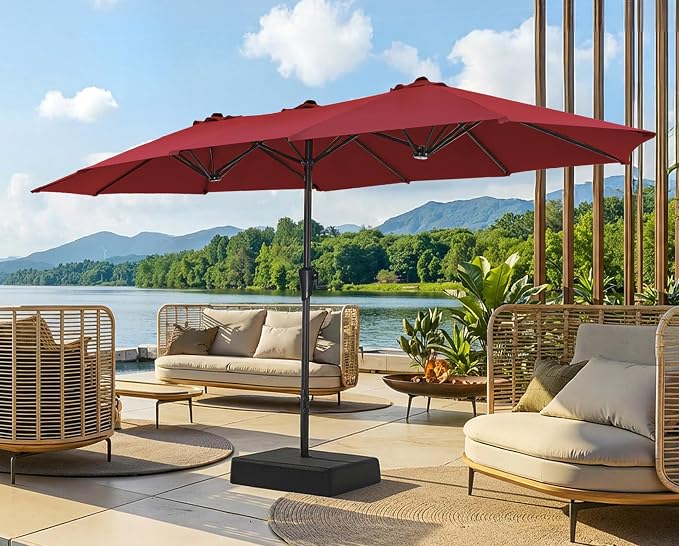 SUPERJARE 13FT Outdoor Patio Umbrella by SUPERJARE