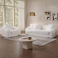 SICOTAS Curved Sofa Couch Bed for Living Room Convertible Futon Cloud Boneless by SICOTAS