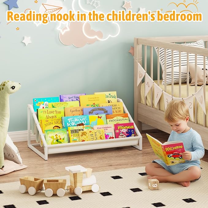 Aokitsink Toddler Bookshelf, Montessori Bookshelf, Bookshelves - Image 4