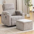 Oversized Power Recliner Chair Swivel Glider by Rhevoy