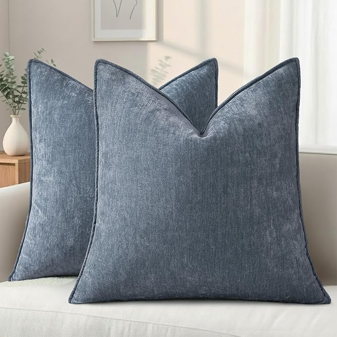 decorUhome Summer Couch Throw Pillow Covers 18x18 Set of 2, Decorative Soft by decorUhome