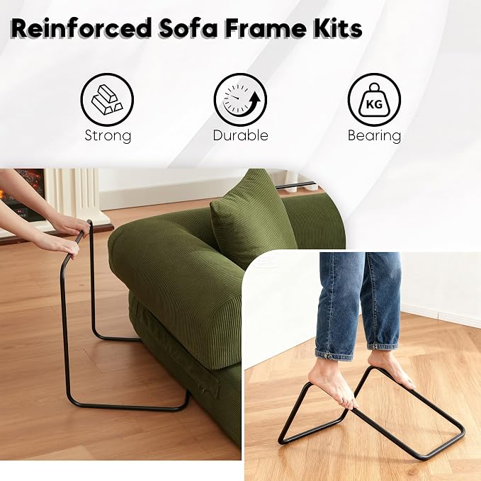ZEIINPA Convertible Sleeper Sofa Bed - Image 5