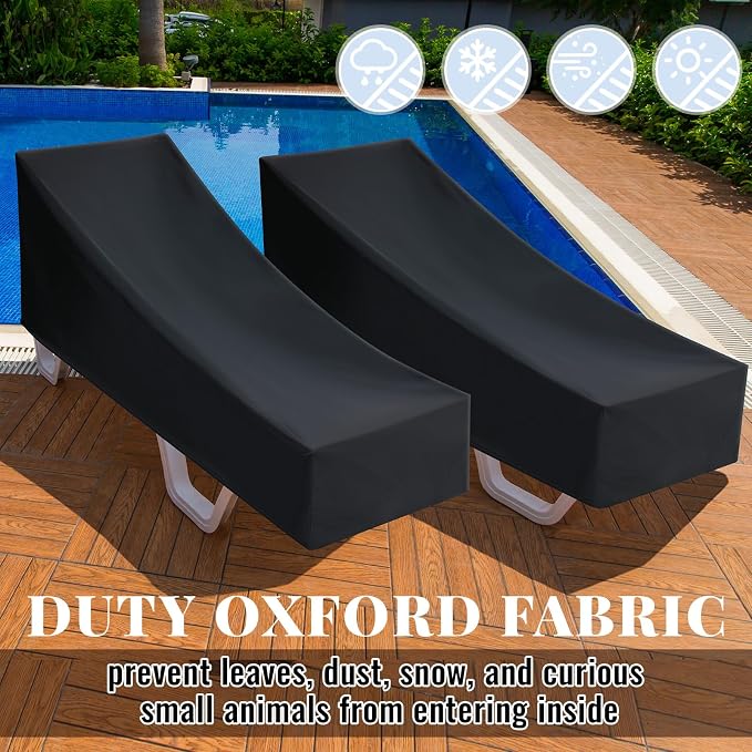 Patelai 2 Set Outdoor Chaise Lounge Cushions - Image 7