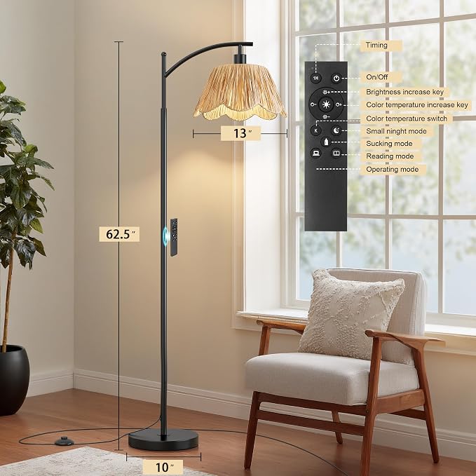Oneach Arc Floor Lamp for Living Room - Image 4