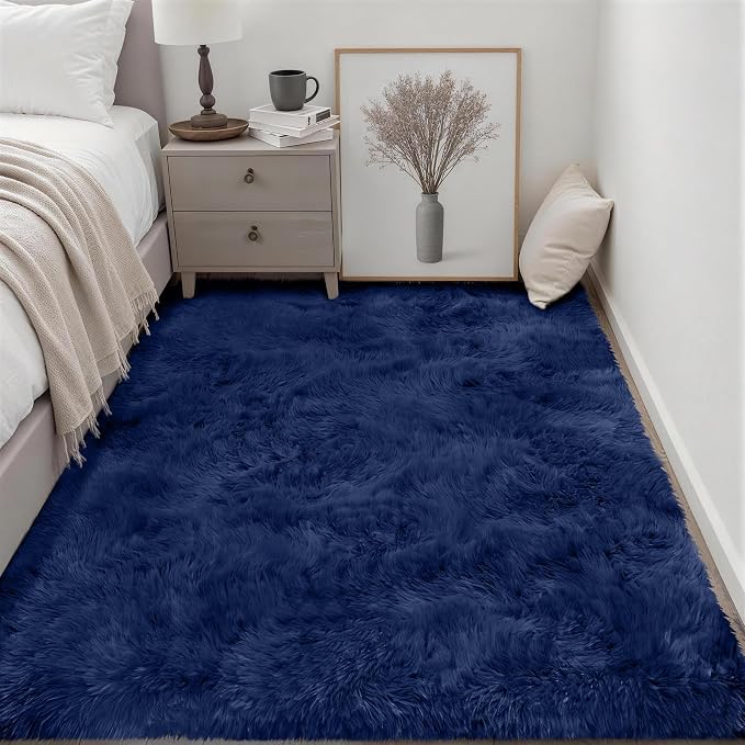 6x9 Area Rugs for Living Room Bedroom: Ultra Soft Fluffy Shag Rug Upgrade - Image 3