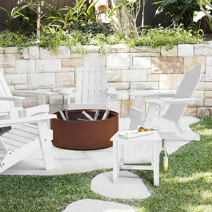 GARDENSTAR Adirondack Square Side Table, one-Tier Outdoor end Table, Patio Side - Image 6