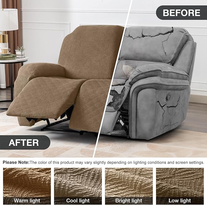 Timeles Recliner Covers Recliner Loveseat Covers Reclining Couch Covers Sofa - Image 4