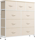 WLIVE 9 Drawer Dresser, Fabric Storage Tower by WLIVE