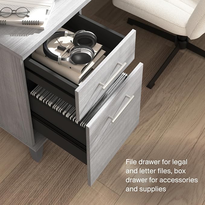 Bush Home 60-Inch L-Shaped Desk - Image 6