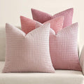 MIULEE Aesthetic Pink Spring Decorative Pillow Covers 18x18 Inch Set of 4 by MIULEE