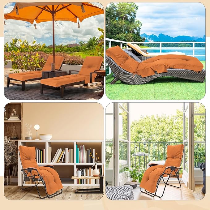 Kigley Outdoor Chaise Lounge Cushions - Image 6