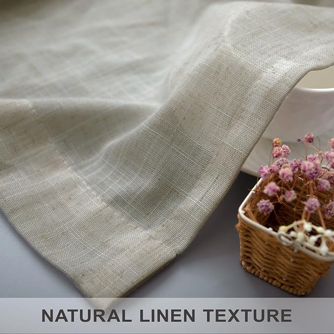 Flax Linen Curtains 38 Inch Width - Image 7