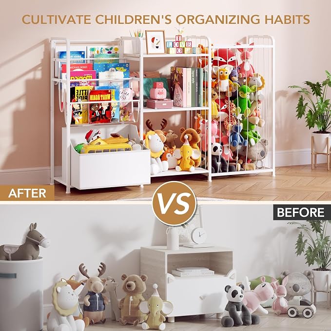 BBLIKE 3in1 Stuffed Animal Storage Organizer - Image 5