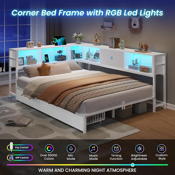 DICTAC Full Corner Bed Frame - Image 4